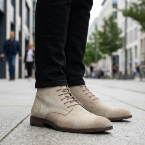 9425 מגף עור ב'ז