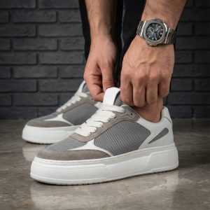 8902 אפור כהה לבן